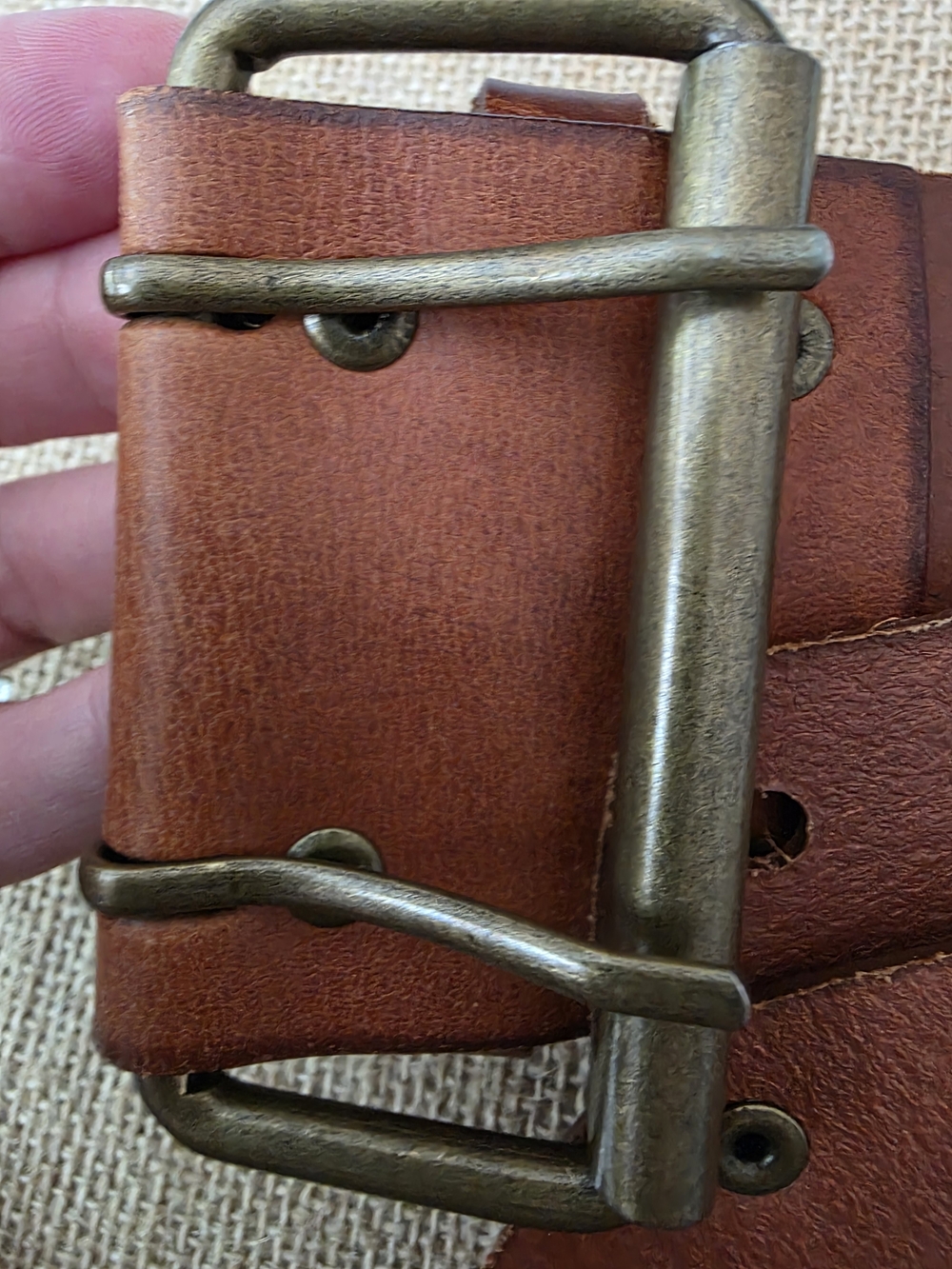 Gail Labelle Vintage Leather Belt 1970s–1990s - Picture 11 of 16